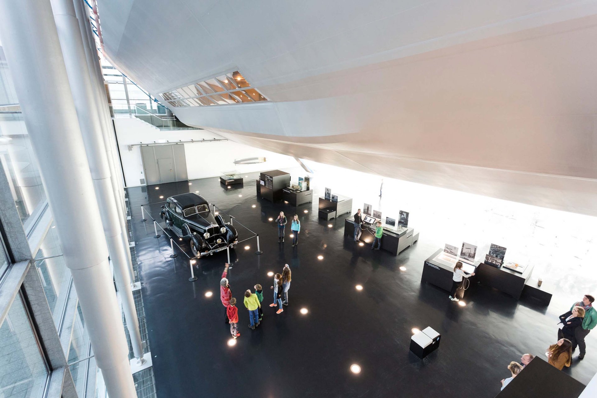 Teilnachbau des Luftschiffs LZ 129 Hindenburg im Zeppelin Museum Friedrichshafen